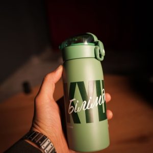 Термобутылка ZERDELI «Білімді күш» (зеленая)