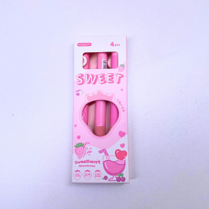 Набор гелевых ручек MOKA Sweetheart Strawberry (4 шт.)