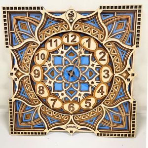 Настенные часы ZERDELI с орнаментом