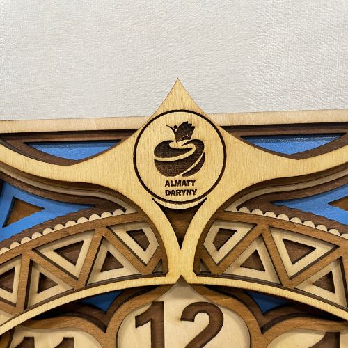 Настенные часы ZERDELI с орнаментом — изображение 3