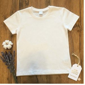 Детская базовая футболка Premium Cotton (Белая)